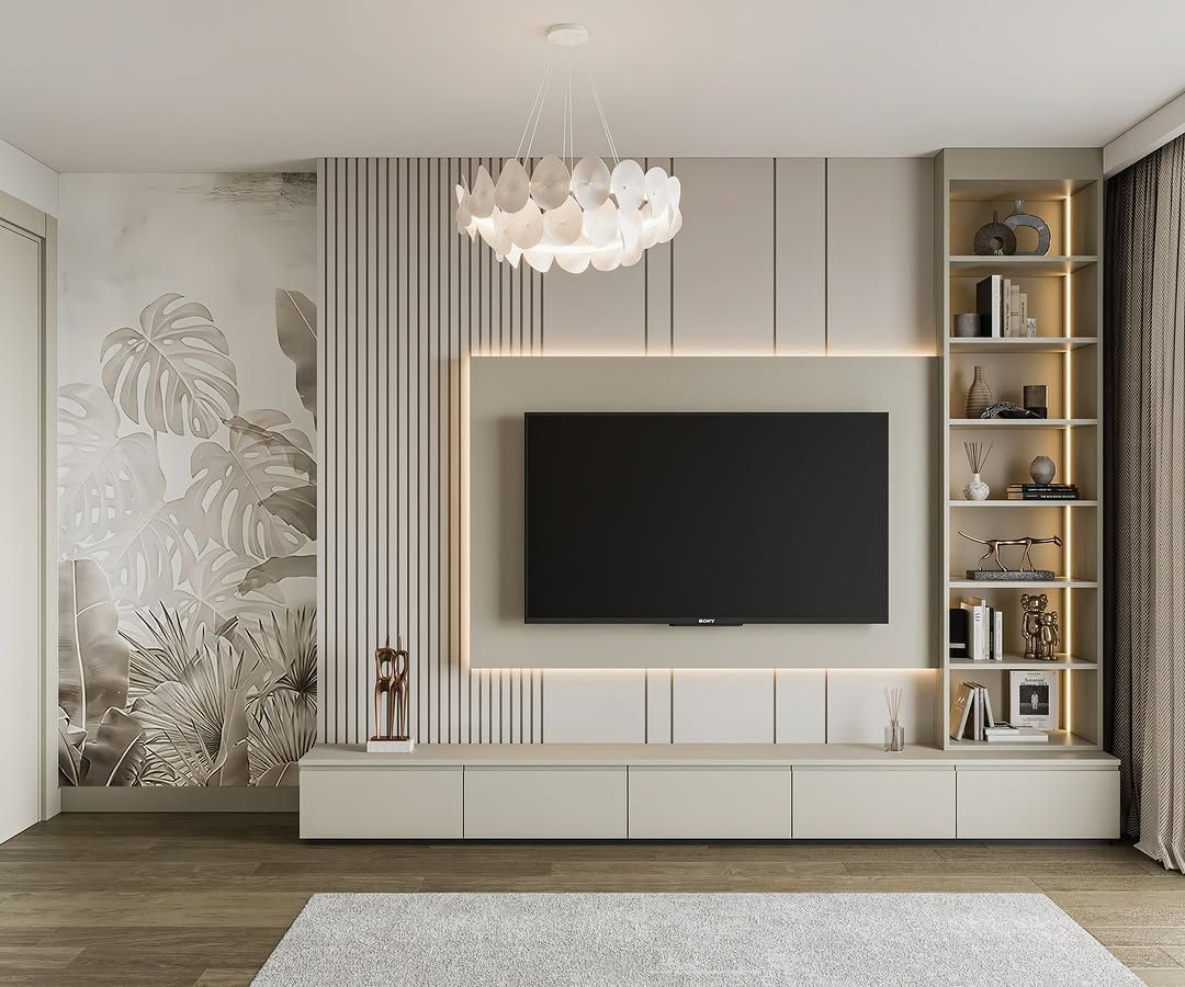 Luxurious living room with plush seating and elegant decor