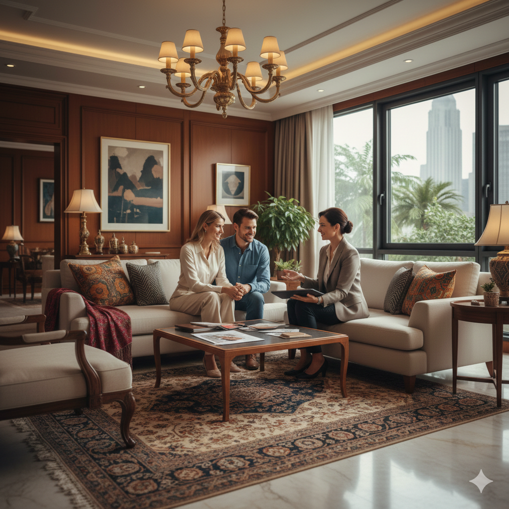 Ambient lighting setup